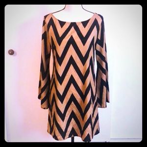 Kendall & Kylie Chevron Tunic Dress
